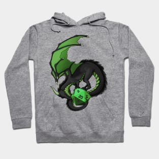 Green Dragon and a D20 Hoodie